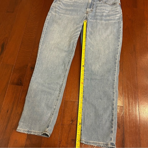 Madewell The Mid-Rise Perfect Vintage Denim Jeans size 29 light wash denim - Picture 8 of 9